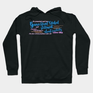 Laughter and Friends and wine is all you need Hoodie